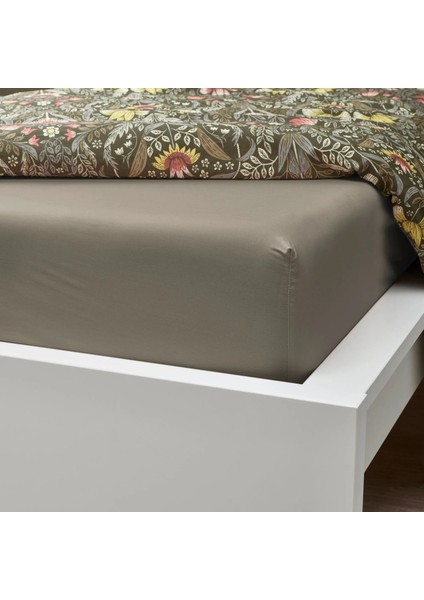 Ullvıde Lastikli Çarşaf Gri Bej 120 x 200 cm fırsatları