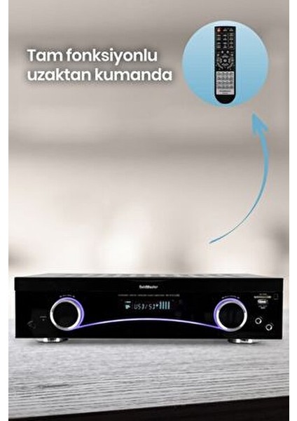 AV-313 USB 6 Kanal Anfi Yüksek Ses Kalitesi ile Çok Kanallı Destekli