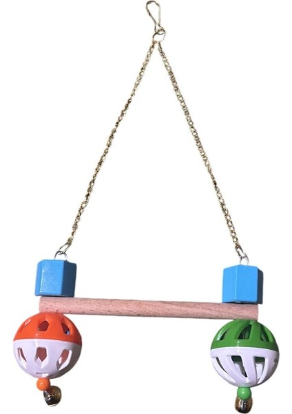 Zilli ve Toplu Kuş Salıncağı 13 cm