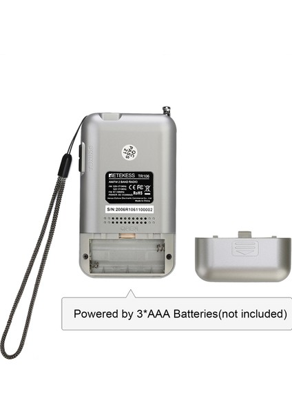 106 Fm / Am Portatif Radyo LCD Ekranlı Tianzerun (Yurt Dışından) fiyatları