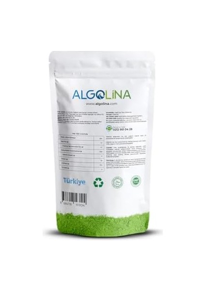 Algolina Matcha Tozu 50GR (%100 Saf Yeşil Çay) fiyatları