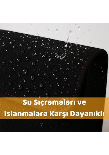 Premium Keçe Araç Bagaj Organizeri Suya Dayanıklı Pratik Taşınabilir Katlanabilir Seyahat Çantası Araç Içi Düzenleme Kutusu (Siyah) fiyatları