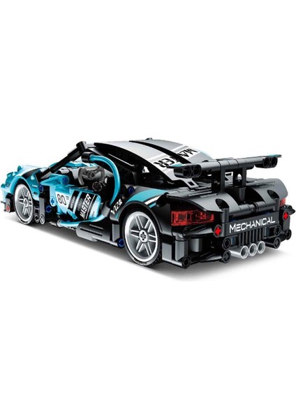 Çek Bırak Mavi Süper Araba 422 Parça – Montajlı Yarış Arabası, Koleksiyon ve Oyun Seti fırsatları