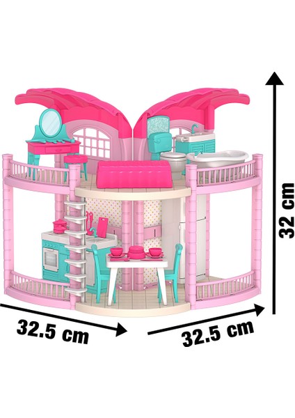 Bella'nın Kumsal Evi - Aksesuarlı 2 Katlı Oyun Evi ve Bebek Seti | 3+ Yaş Eğitici Rol Oyuncak modelleri