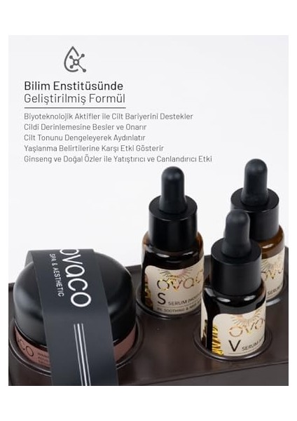 4d Dynamic Cilt Bakım Seti – Peptit, Squalane, Ginseng, Panthenol, Niacinamide B3 – Yaşlanma Karşıtı, Leke Karşıtı – Kore Bilimiyle Geliştirildi – 3 Serum + 1 Krem fiyatları