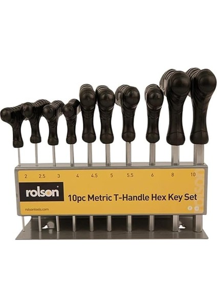 40320 10PC T-Handle Hex Key Set