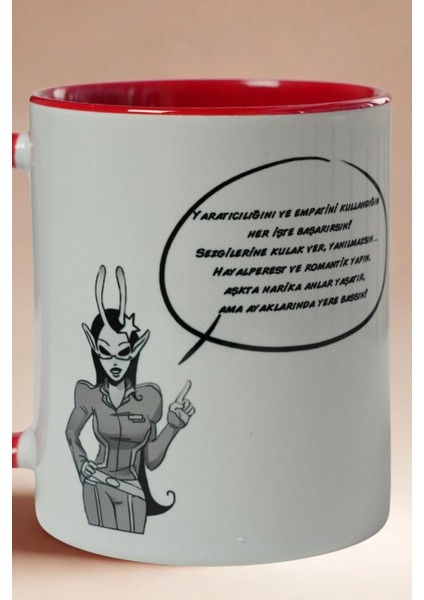 Balık Burcu Porselen Kupa – Astroloji ve Burç Temalı Kupa Bardak – Kişiye Özel Balık Burcu Hediyesi – Ruhsal ve Duygusal Balık Kupa modelleri