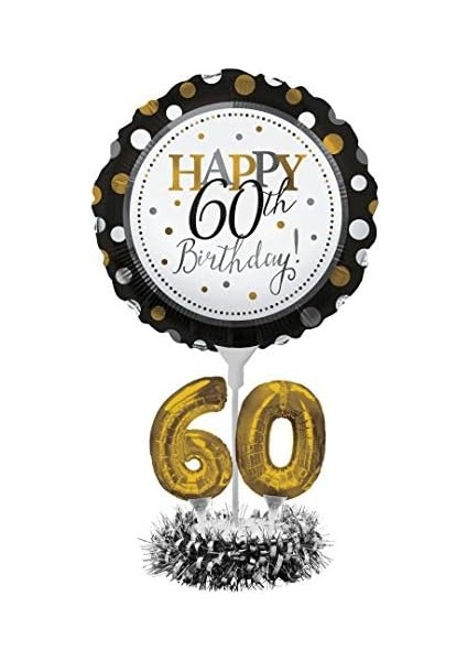 Converting 317308 Balon Centerpiece Balon Orta Parçası, Mylar, Siyah/ fiyatları