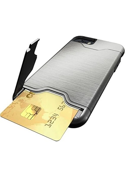 Labs Se 2022 / Se 2020/8 / 7 Slim Folder Kart Hazneli Cüzdan Kılıf (Gümüş Rengi) fiyatları