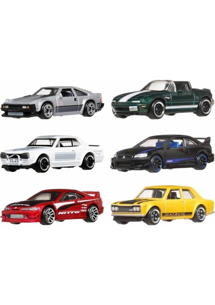 Bfs Hot Wheels Japon Temalı 6'lı Araba Seti