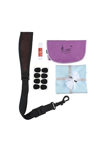 5'i 1 Arada Saksafon Seti, Boyun Askısı, 2 x Temizleme Bezi, Ağızlık ve Mantar Yağı indirimleri