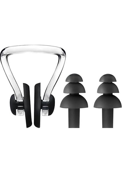 2 Takım Siyah Kulak ve Burun Tıkayıcı Havuz Seti | Silikon Yüzücü Tıkaç Seti – Burun Klipsi & Kulak Tıpası | Yetişkin & Çocuklar Için | Yüzme, Duş, Sörf ve Su Sporları Için | Saklama Kutulu fiyatları