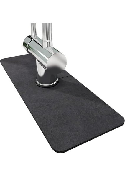 Sarmal Tasarımlı Musluk Kurutma Pedi – 38X13 cm Mikrofiber Süper Emici Tezgah – Su Sıçrama Önleyici ve Saklama Alanlı Kurutma Matı – Mutfak ve Için fiyatları