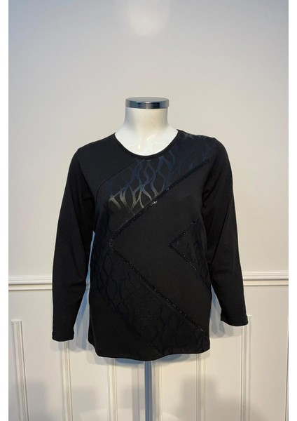 6043 Belgin Penye Bluz Yonca