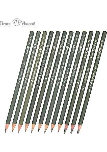 Visconti "graphixpro'' Kurşun Kalem Seti. 9 Adet (2h-9b) fırsatları