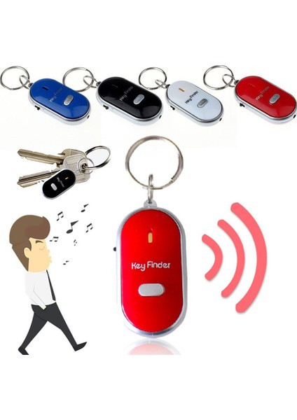 Anahtar Bulucu Anahtarlık Sese Duyarlı Işıklı Anahtarlık Aparat (5263) fırsatları