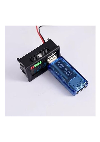 Dijital Voltmetre, USB Çıkışlı Akü Göstergeli, Dc 12VOLT Aküler Için, modelleri