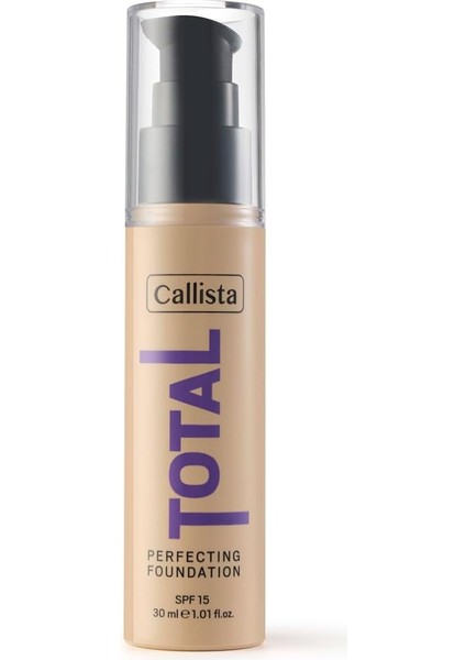 Callista Total Perfecting Fondöten 250 Sand modelleri