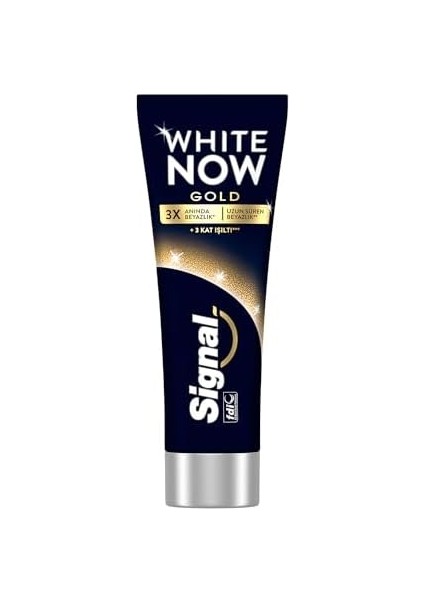 Signal White Now Diş Macunu Gold 3 Kat Işıltı 75 ml modelleri