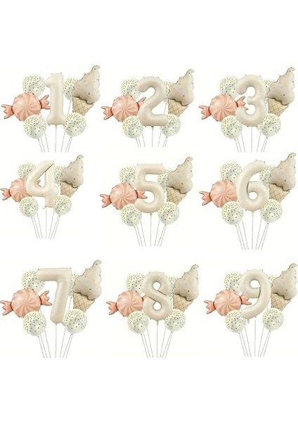 Dondurma Şeker 4 Yaş Folyo Balon Set fiyatları