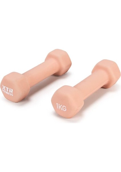 Fitness Vinyl Neoprene Dambıl 1 kg x 2 Adet