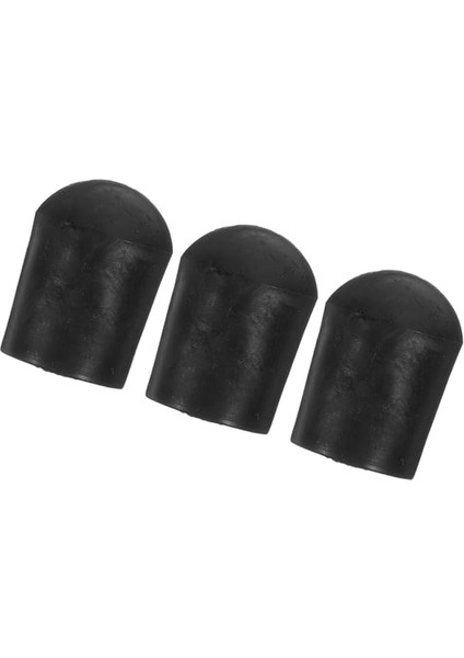 3 Adet Kuyruk Sütunu Deri Ped Tıpa Müzik Aksesuarlar Çello Pedi Son Çello Uç Durdurucu Viyolonsel Uç Pimi Koruyucusu Çello Uç Pimi Çello Kaynağı Silgi Black