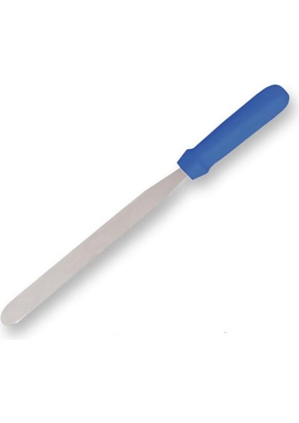 Çelik Pasta Spatulası - Pasta Sıvama Paleti - Palet Bıçağı - Pasta Dekorasyon Icing Spatulası - Düz 30 cm
