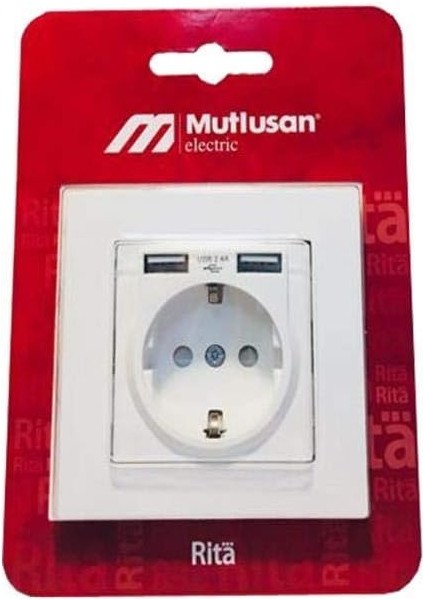 Çift Usb'li Topraklı Priz (2.4A Hızlı Şarj+Çocuk Koruma) indirimleri