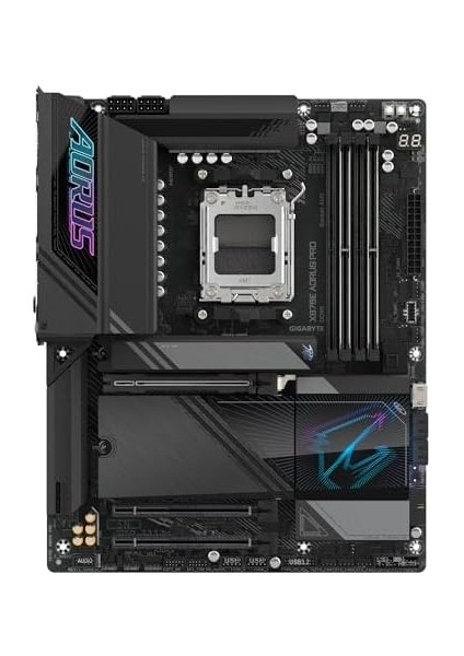 Gıgabyte X870E Aorus Pro Am5 Ddr5 8266MHZ+(OC) Pcıe 5.0 Çift M.2 Usb4 Wifi 7 5gbe Lan USB 3.2 GEN2X2 Atx Anakart modelleri