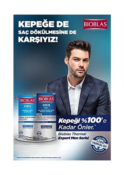 Bioblas Thermal Expert Men Kepek & Saç Dökülmesine Karşı Şampuan 360 ml modelleri