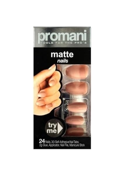 Promanı PR-5017 Takma Tırnak Seti, Bej