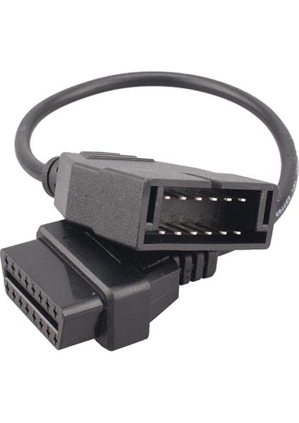 Gm 12 Pin Obd2 Uzatma Kablosu Obd-Obd2 16 Pin Konnektör Adaptörü Arıza Tespit Cihazı Ara Kablo