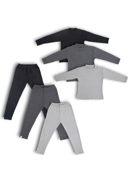 Küçük Kahraman Unisex 2’li Şardonlu Çocuk Alt-Üst Takım – Okul, Ev ve Dış Mekan Kullanımına Uygun, Kış ve Mevsim Geçişlerinde Konforlu,