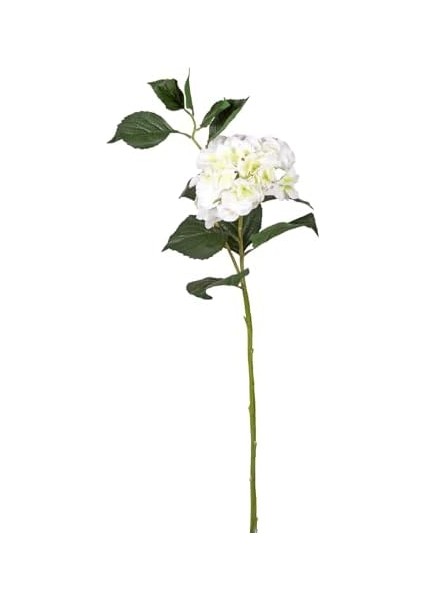 Yapay Çiçek Islak Dokulu Ortanca Beyaz Tek Dal 110 Cm. fiyatları