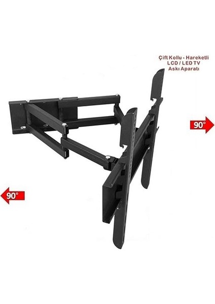 43" - 109 Ekran Hareketli Tv Askı Aparatı - Ileri -Geri/sağa - Sola/aşağı -Yukarı modelleri