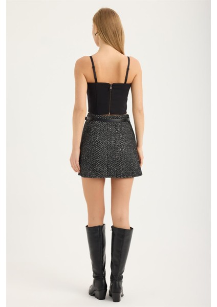 Mini Payetli Balıksırtı Etek indirimleri