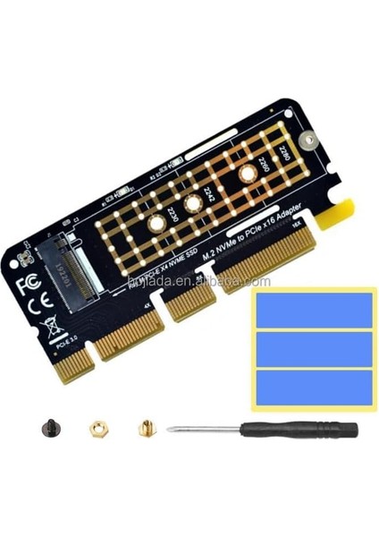 PCIE16X Nvme SSD Çevirici Soğutuculu M.2 SSD - Pcıe X16/X8/X4 Nvme SSD Çevirici Kart Alüminyum Isı Emicili fiyatları