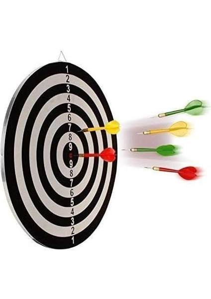 Tahtası Seti 15 Inç Büyük Orta Boy Çift Taraflı Dart Tahtası Oyun Seti fiyatları