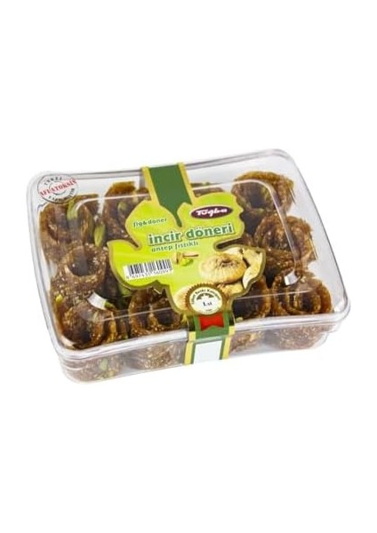 Tuğba Kuruyemiş Antep Fıstıklı Incir Döneri 400 gr (Gül Kesim)