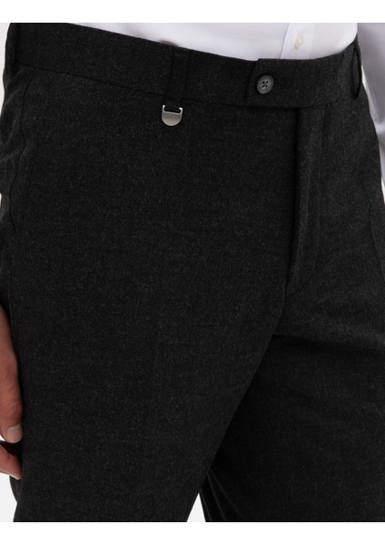 Erkek Antrasit Slim Fit Kumaş Pantolon 50314543-VR006 indirimleri