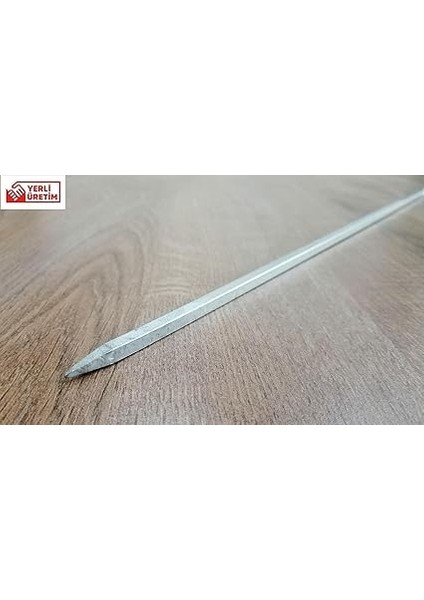 Patlıcan Kebap Şişi Sebze Şişi Transmisyon Demir 8 mm Kare Kalınlık (5 Adet) modelleri