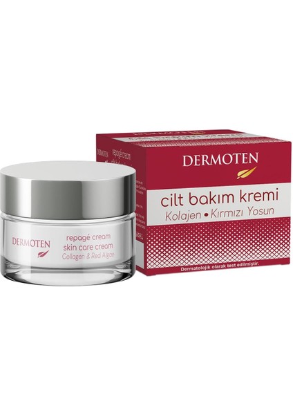 Dermoten Repagè Yaşlanma Karşıtı Kolajen & Kırmızı Yosun Cilt Bakım Kremi 50 ml fiyatları