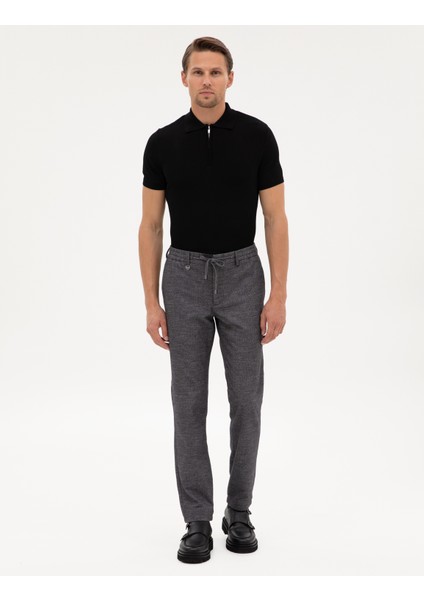 Erkek Lacivert Ex. Slim Fit Kumaş Pantolon 50311818-VR033