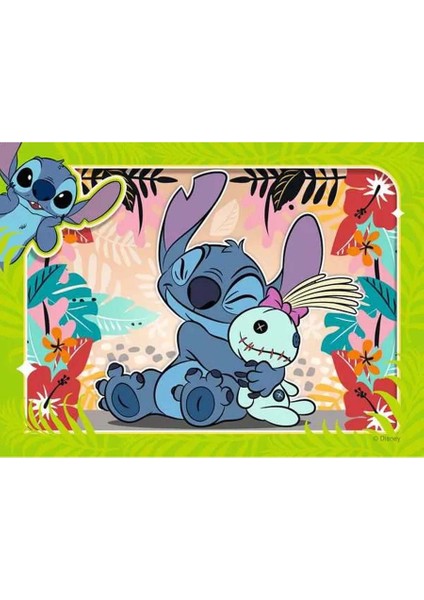 Wd Stitch 4 In 1 Puzzle
