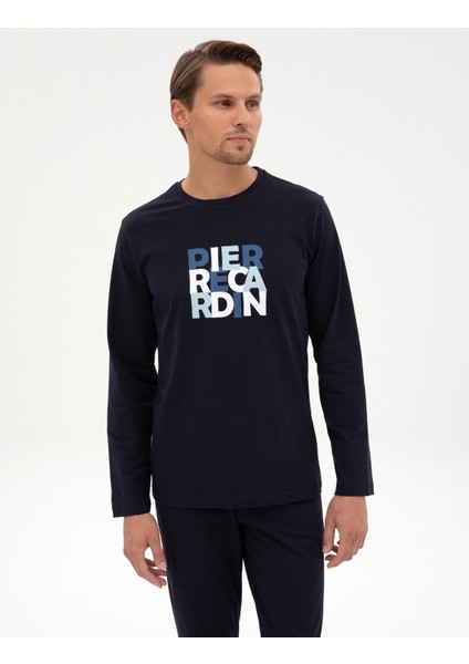 Erkek Lacivert Pijama Takımı 50322654-200 modelleri