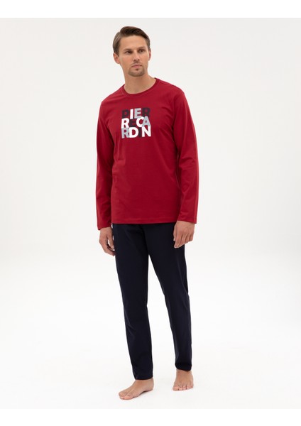 Erkek Bordo Pijama Takımı 50322654-900