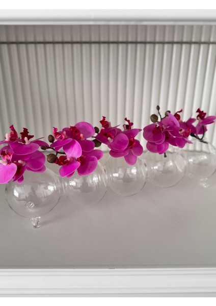 Tırtıl Vazo Üfleme Cam 5 Li modelleri