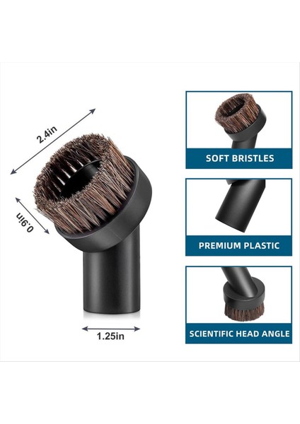 Dyson V6 V7 V7 V8V10V12 V15,1.25 İnç Yumuşak Toz Fırçası ve Ek Adaptör Seti (Yurt Dışından)