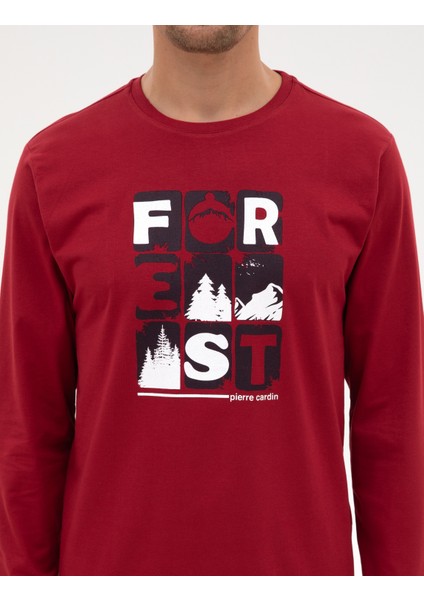 Erkek Bordo Pijama Takımı 50322655-900