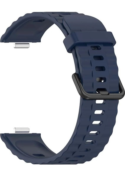 Huawei Fit4 Pro /fit4 / Fit3 Official Siyah Tokalı Silikon Kordon